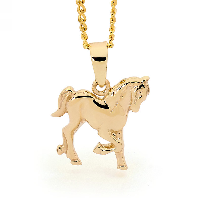 Golden Pony Pendant