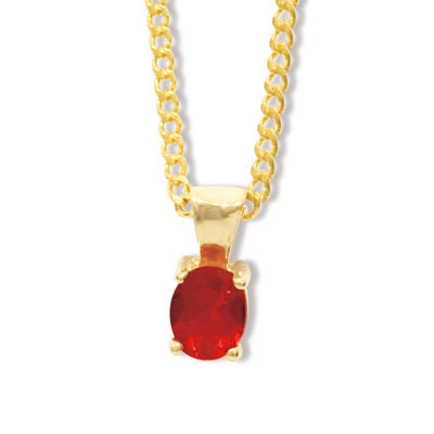 Rare Orange Sapphire Pendant
