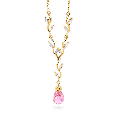 Zirconia Cocktail Necklace