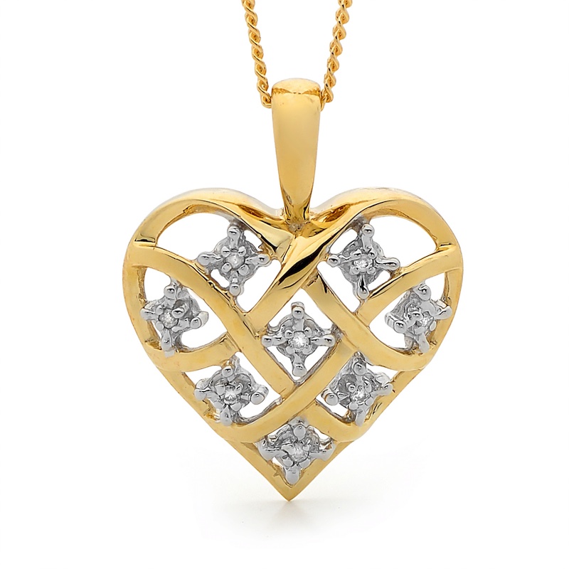 Dreamweaver pendant with Diamonds