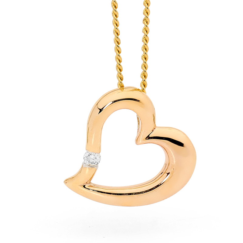 Diamond Heart Pendant