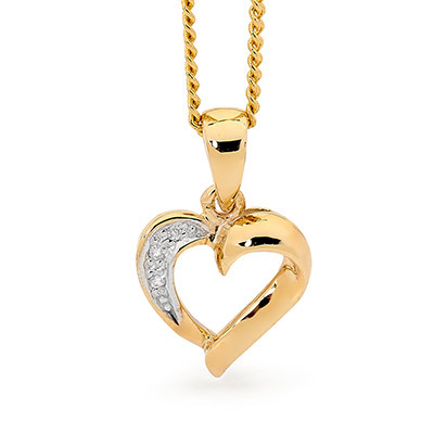 Diamond Love Heart pendant