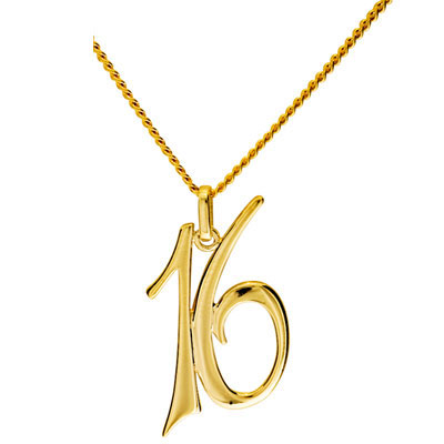 Gold Anniversary Pendant 16