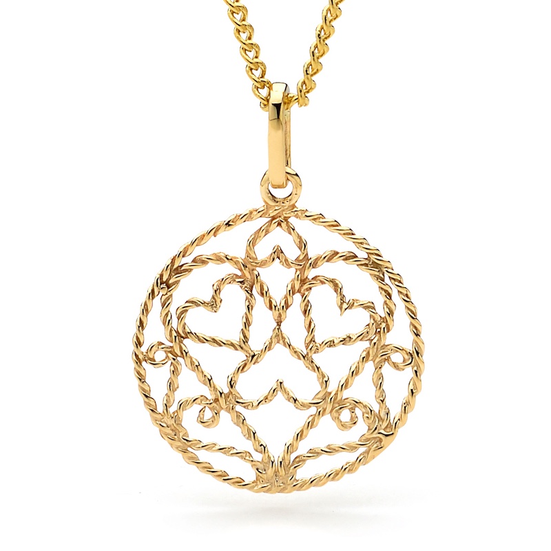 Filigree Heart Pendant