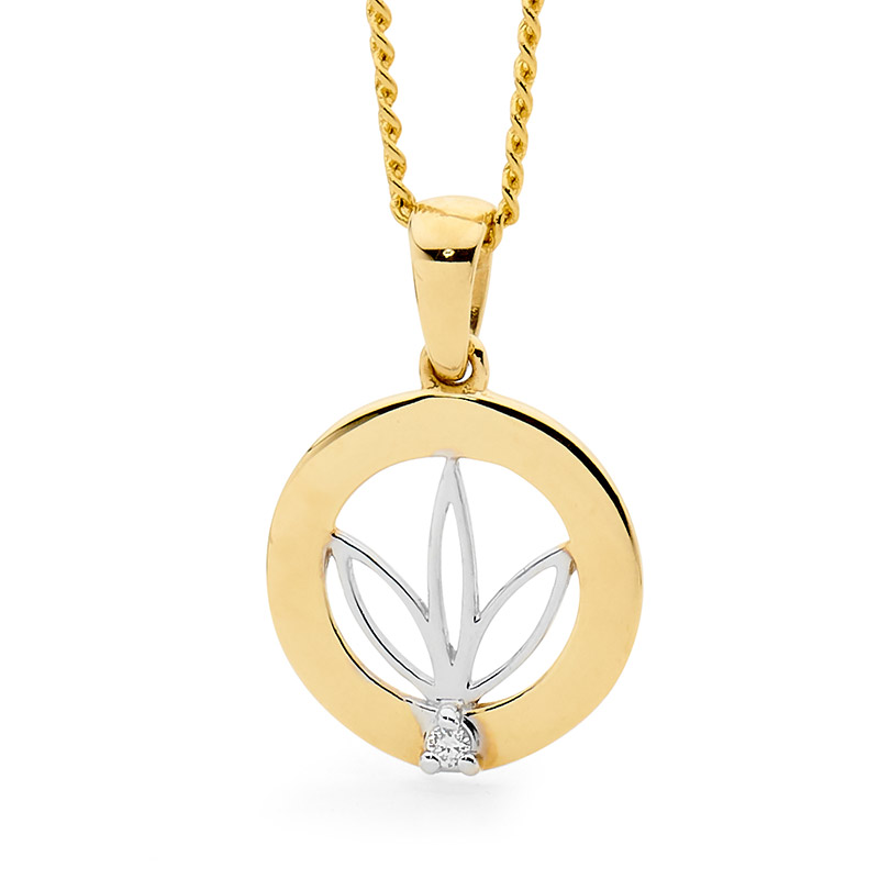 Modern Fleur deLys Pendant