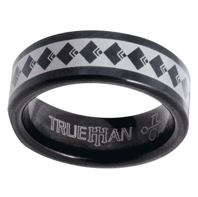 Black Tungsten Ring US Size 8