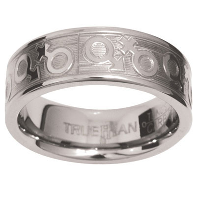 Unisex Tungsten Ring US Size 8.5