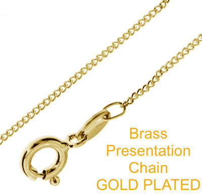 Brass Presentation Chain Gold Plated