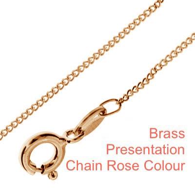 Brass Presentation Chain Rose Gold Plated