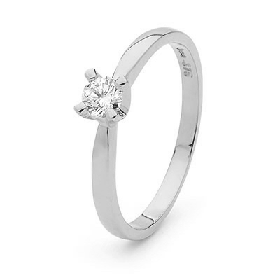 Bella Solitaire Ring - Platinum 950