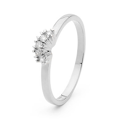 White Bella Eternity Ring - Platinum 950