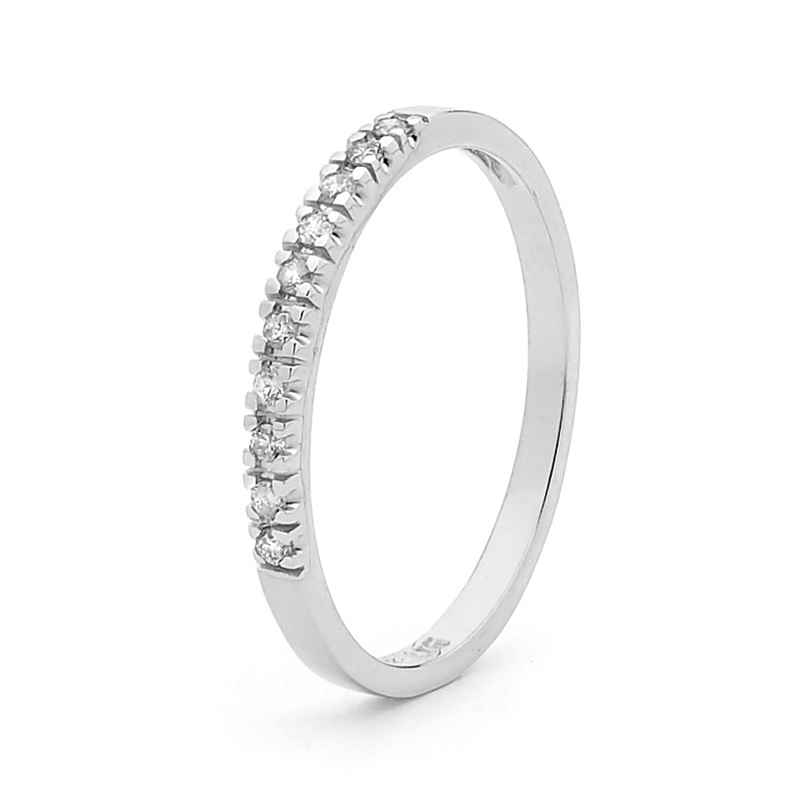 White Rachel Wedding Ring - Platinum 950