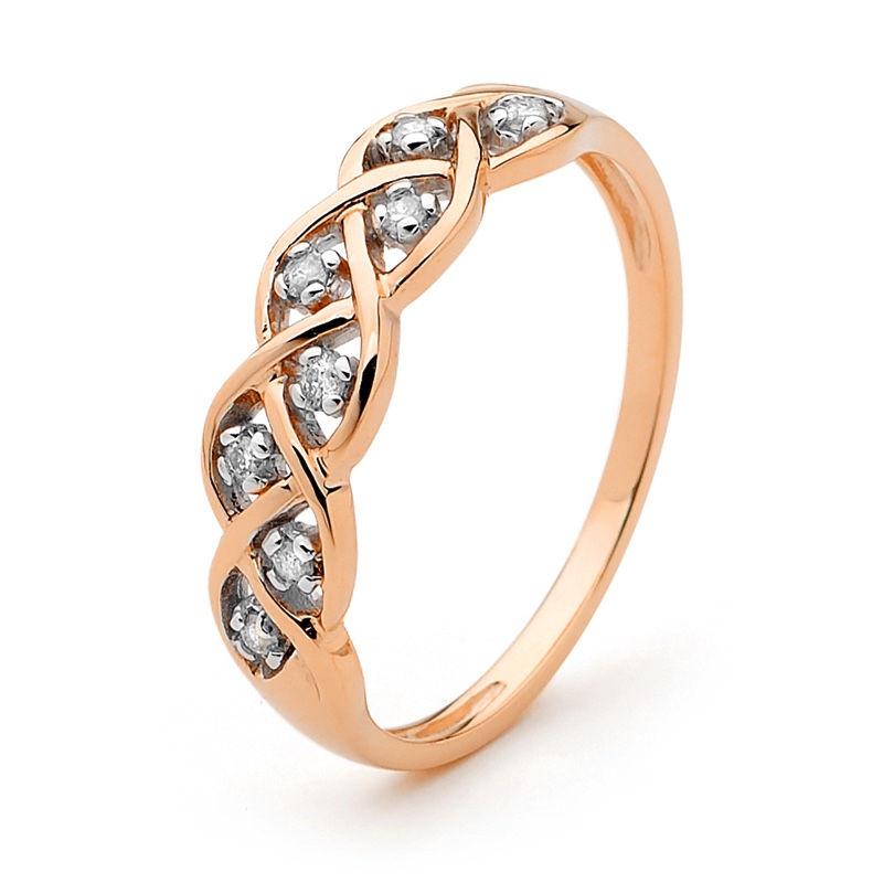 Dreamweaver Ring - Rose Gold and Diamond
