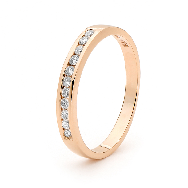 Rose Gold Eternity Wedding Ring