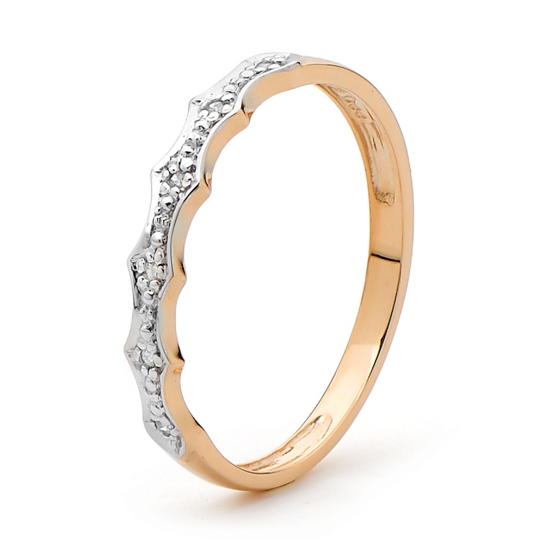 Diamond Set Rose Gold Ring