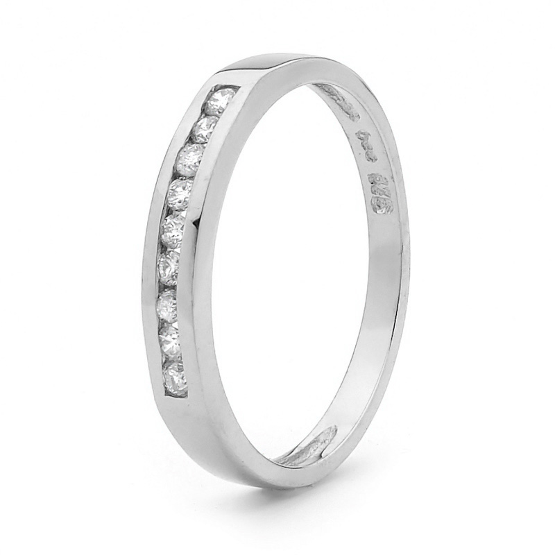 Diamond Channel Setting Anniversary Ring