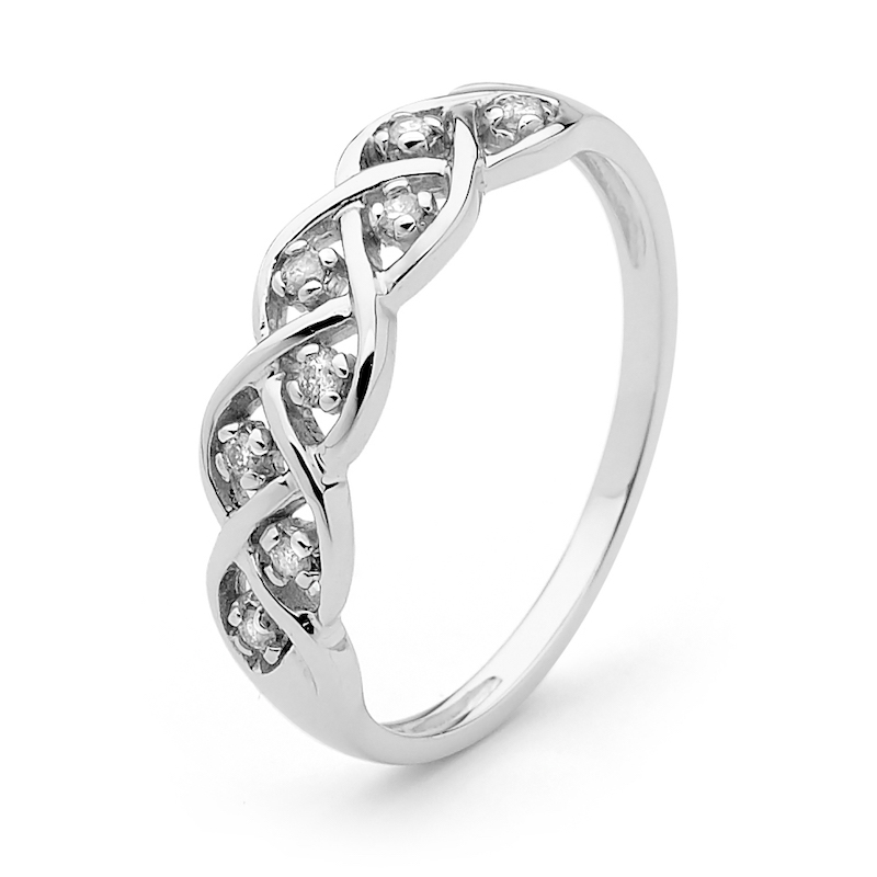 White Gold Diamond Dreamweaver Ring