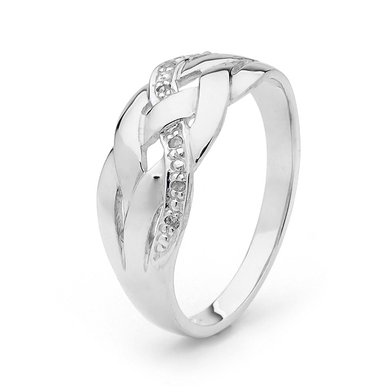 White Gold Diamond Dress Ring