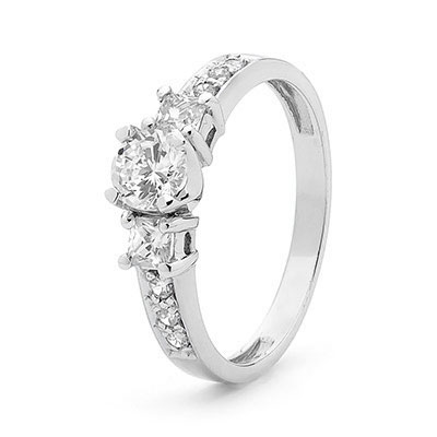 Cubic Zirconia Ring - Engagement