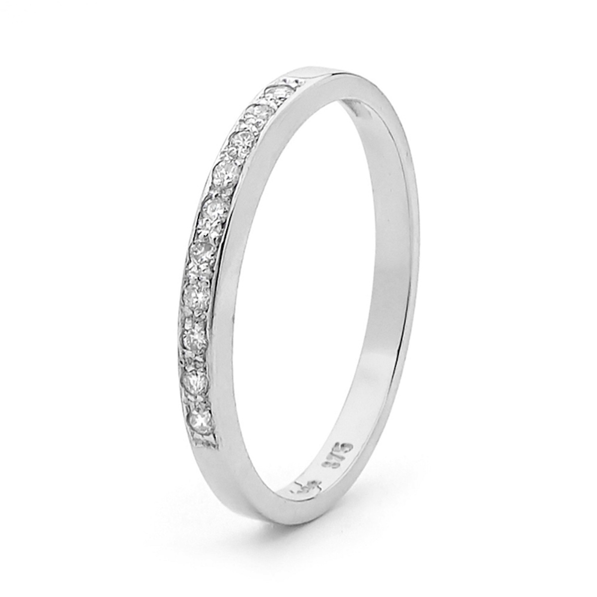 Anniversary Ring - 0.1 Carat TDW - White Gold