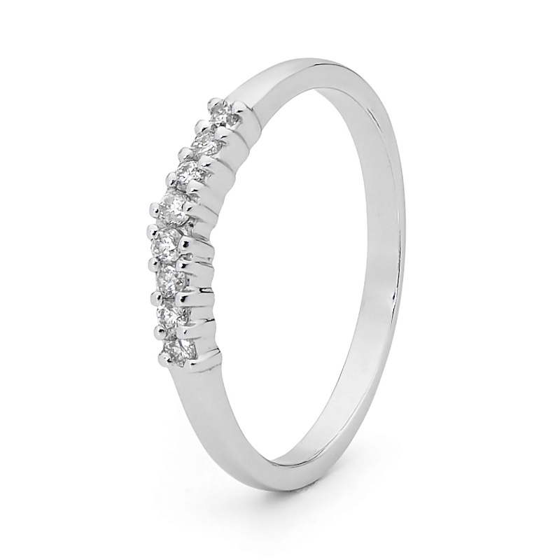 Anniversary Ring with 0.16ct Diamond