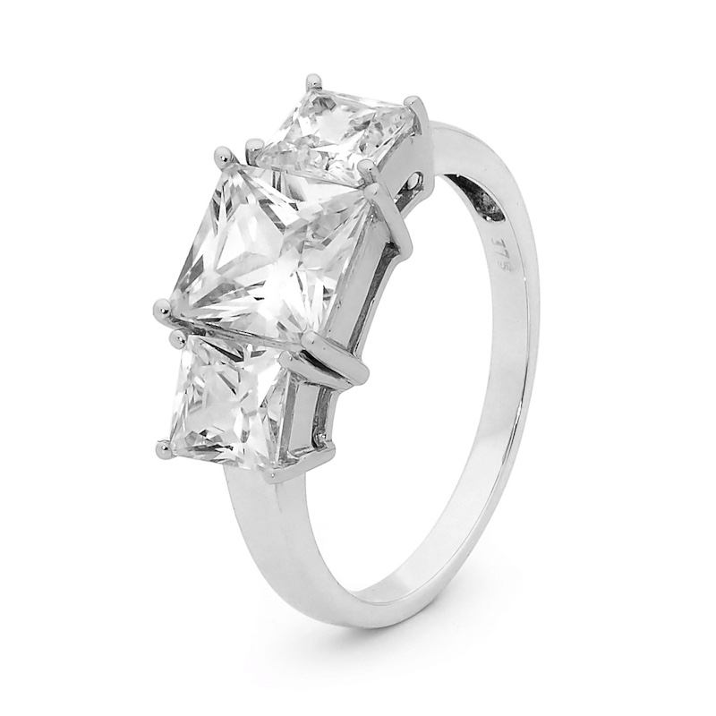 Cubic Zirconia Engagement Ring