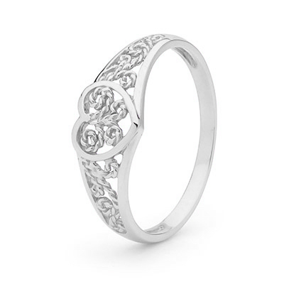 Gold Ring - WhiteGold - Filigree