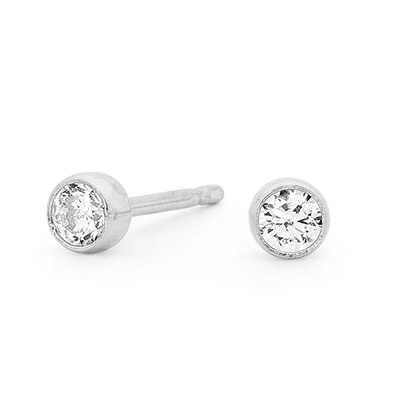 3.0 mm Cubic Zirconia Studs