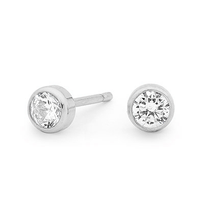 4.0 mm Cubic Zirconia Studs