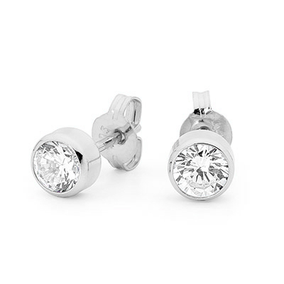 5.0 mm Cubic Zirconia Studs