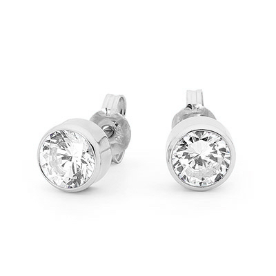 6.0 mm Cubic Zirconia Studs