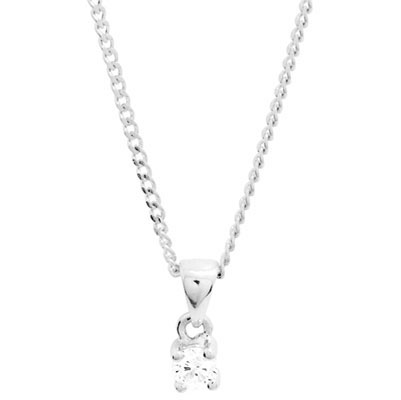 Diamond Solitaire Pendant - 0.15 carat.