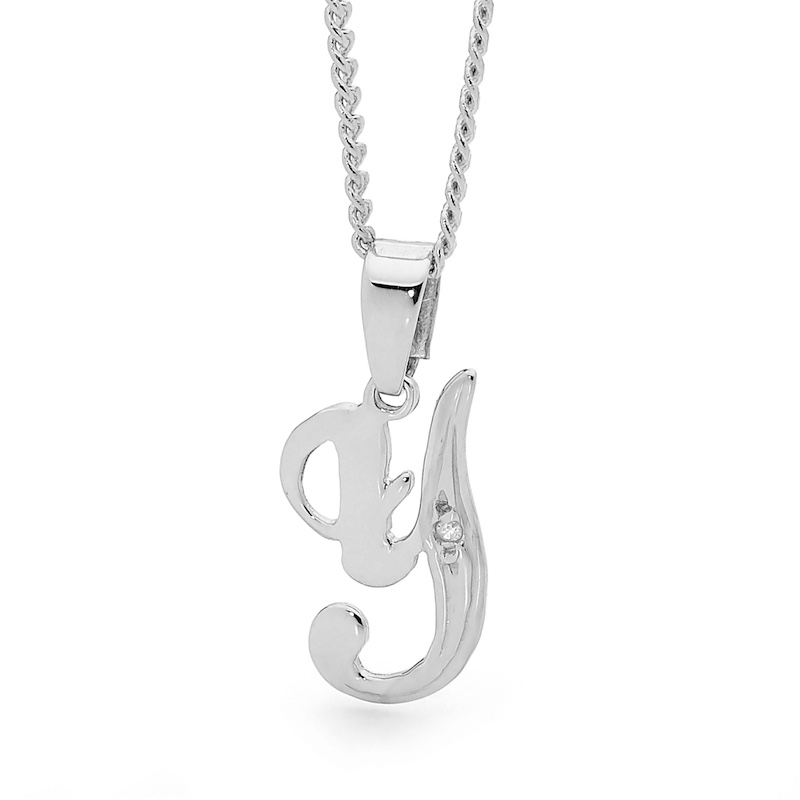 Diamond Set Script Initial Y