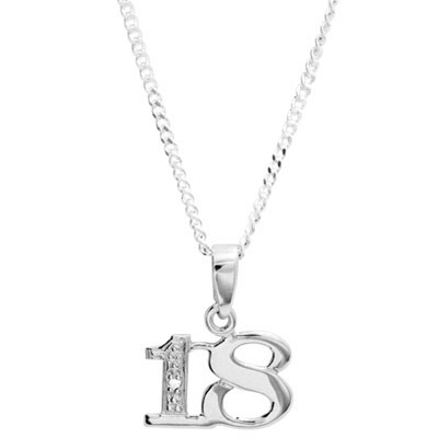 Celebration 18 Pendant - White Gold