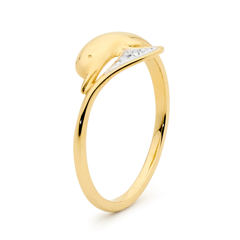 Kay Outlet Dolphin Ring 14K Yellow Gold | CoolSprings Galleria